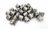 Alloy English Letter European Beads 50pcs Mixed - DIY Bracelet Necklace Charms