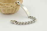 Gokadima 21.5cm Stainless Steel ID Bracelet Mens Jewellery WB055