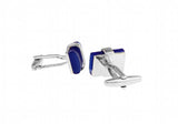 Men's Brass Stone Cufflinks Natural Square Stone Cuff Links