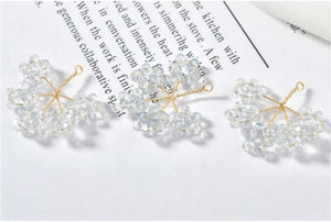 20pcs/lot Branch Shape Copper Floating Locket Charms DIY Jewelry Earring Making