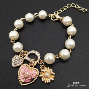 Anklet Beads Hearts Bracelet Flower Hook Adjustable FC 99 S0529