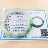 Zheru Natural Jadeite Bracelet Double 54-62mm Female Jade Gift