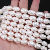 10-11mm Rice Shape Freshwater Pearl Ring & Necklace Set