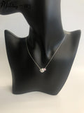 925 Silver Necklace Women Pendant Birthday Gift Choker Anniversary