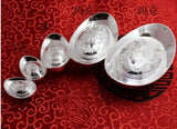 999 Pure Silver Yuanbao Jewelry 0.5g-50g