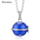 Vocheng Harmony Copper Metal Maple Leaf Pendant Necklace