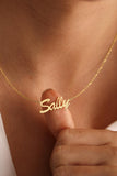 Personalized Name Necklace,Gold Necklace,Stainless Steel,Christmas Gift