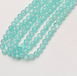 240pcs 10mm Glass Beads for DIY Bracelet Making in 65 Colors