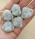 Natural Burma Jade Buddha Necklace Pendant Green Myanmar Jade Good Luck Gift