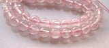Rose Quartz Round 8mm Loose Beads Jewelry Making Bracelet DIY