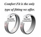 6MM Tungsten Carbide Wedding Band Durable Anniversary Jewelry