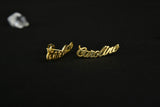 Personalized Name Stud Earrings