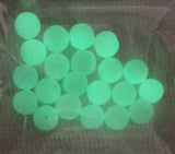 20pcs Luminous Glowing Beads, 6-18MM Iceland Spar Crystal Round Beads