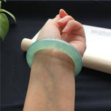 Zheru Jewelry Natural Myanmar Jadeite 54-64mm Princess Bracelet