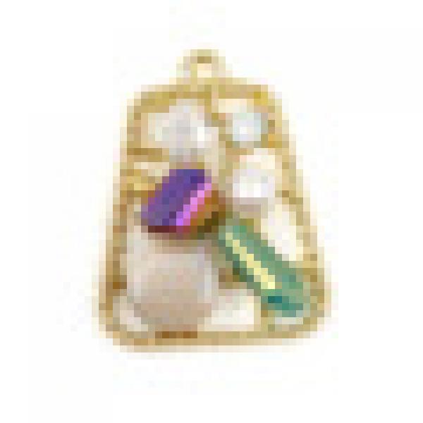 30pcs Colorful Trapezoidal Charms for Earrings Bracelet DIY Jewelry Making