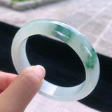 Burmese Jadeite Two-color Bracelet Princess Jewelry for Mom and Girlfriend