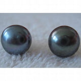 9-10mm Freshwater Pearl Stud Earrings - Fine Silver Jewelry