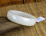 Natural Hetian Jade 54-64mm Bracelet Princess Jewelry Gift