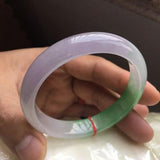 Zheru Jadeite Bracelet Light Purple Green 54-64mm
