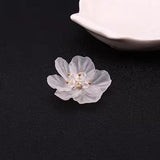 40pcs 40mm Petal Core Resin Flowers DIY Jewelry Earring/Garment/Hair Accessory