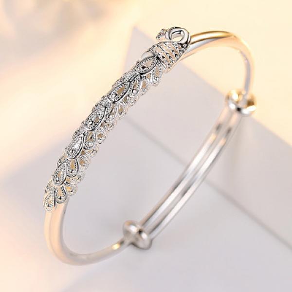 925 Silver Noble Phoenix Bangles for Women