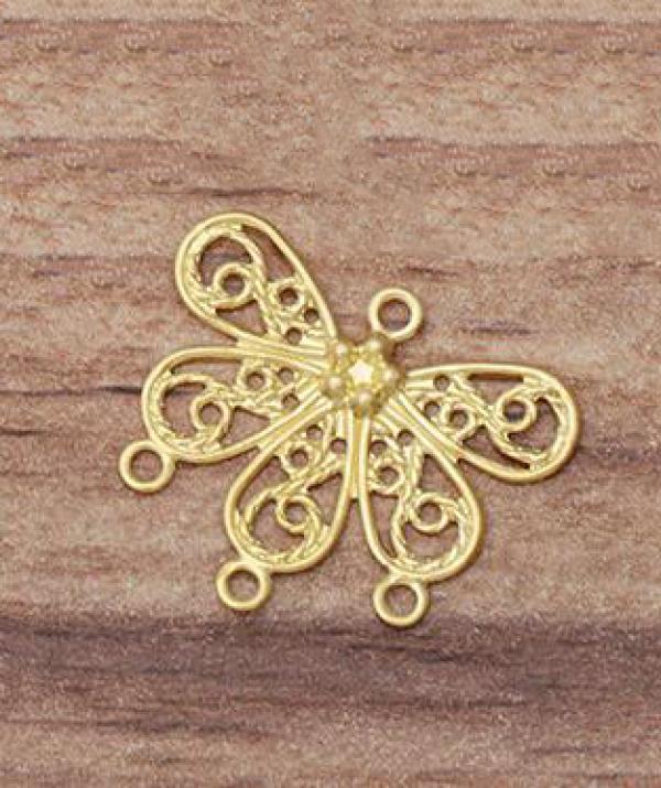 50pcs 18x22mm Copper Butterfly Charms DIY Necklace Bracelet Jewelry Making