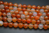 Faceted Red Carnelian Agate Stone Beads 4mm-12mm