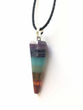 7 Chakra Necklace for All Body with Individual Layer for Each Chakra Point