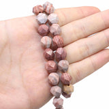 Red Wood Jasper Faceted Stone Beads 6/8/10mm