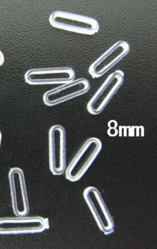 Rubber Stoppers 100pcs/lot for 8mm 10mm Slide Letter Bracelet DIY Accessories