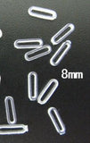 Rubber Stoppers 100pcs/lot for 8mm 10mm Slide Letter Bracelet DIY Accessories