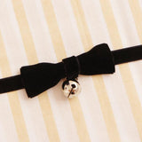 Princess Gothic Lolita Necklace Harajuku Bow Bells Velvet X231