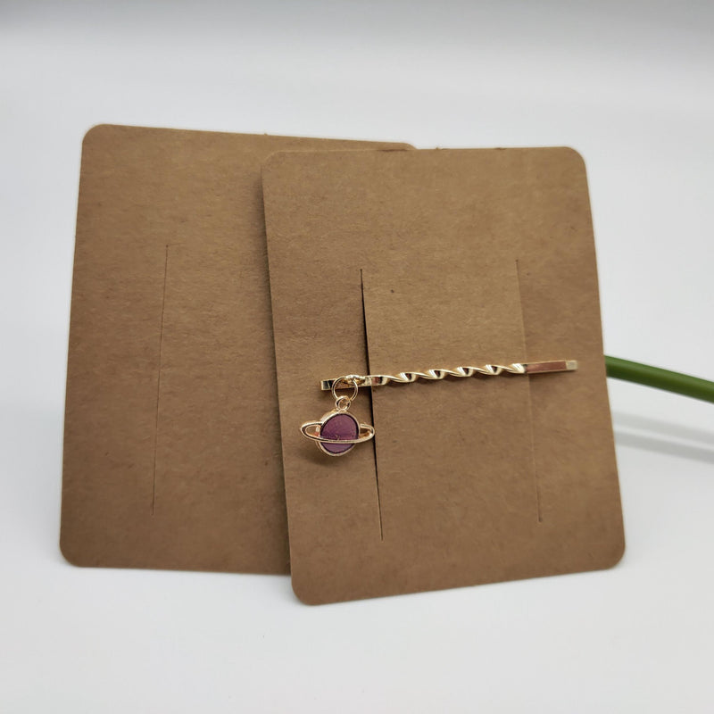 100Pcs Hairpin/Hairband Card DIY Jewelry Display Card 9x7cm
