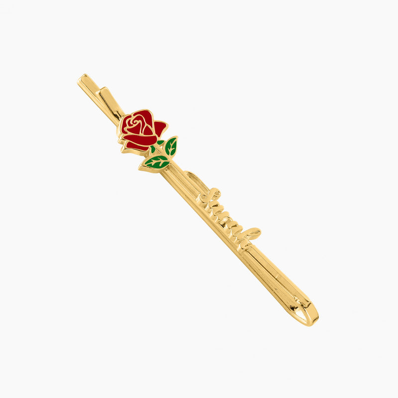 Personalized Stainless Steel Charm Letters Hair Clips For Women