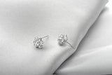925 Silver Crystal Earrings for Women - Statement Jewelry