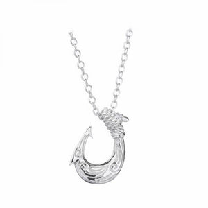 925 Silver Japan Men Bijoux Sickle Pendant Chain Necklace & Silver Dagger