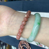 6mm Rhodochrosite Bucket Bead Bracelet for Women's Gift
