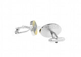 iGame Bat Cufflinks Yellow Superheroes Cuff Links