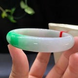 Zheru Green Burmese Emerald Bracelet 54-64mm