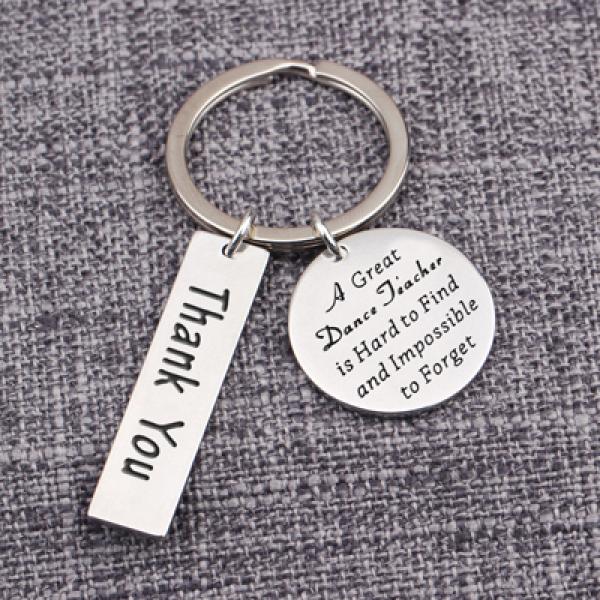 Dance Teacher Appreciation Gift Keychain Set