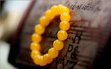 Yellow Agate Bracelet Crystal Jewelry for Men and Women
