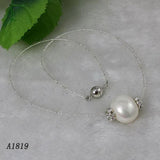 Big Size Shell Pearl Rhinestone Jewelry with Magnet Clasp