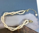 Arrival Favorite Pearl Jewelry 2 rows Baby Small Size Freshwater Pearl Bracelet