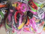 100PCS Silicone Bracelets Cheap Pack Wristbands Ads