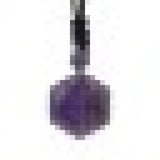 Crystal Pendant Necklace Faceted Hexagon Sand Purple Pink Quartz Stone