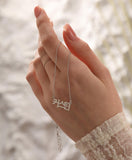 Hangul Name Necklace, Stainless Pendant, Custom Jewelry Gift