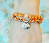 Tibetan Silver Opal Bracelet Women's Ethnic Jewelry