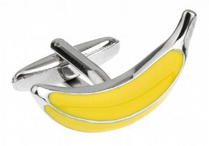 Sunnylink Banana Yellow Cufflinks for Shirt L1237