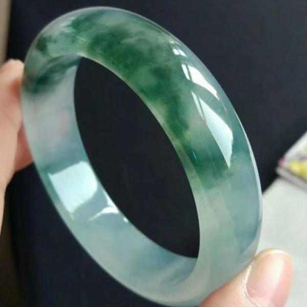 Zheru Jadeite Bracelet Ice Green Two-Color Princess Jewelry