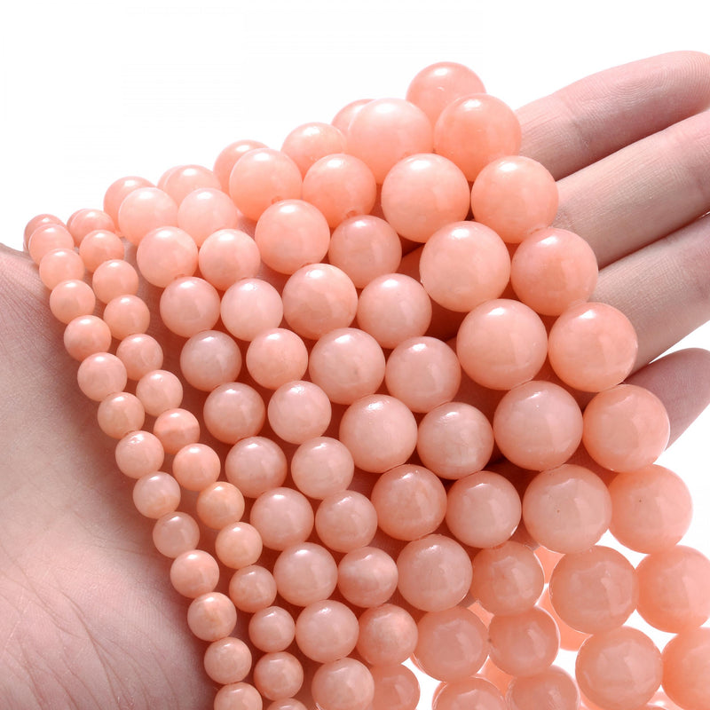 Chalcedony Jades Natural Stone Beads for DIY Jewelry Making 4/6/8/10/12mm